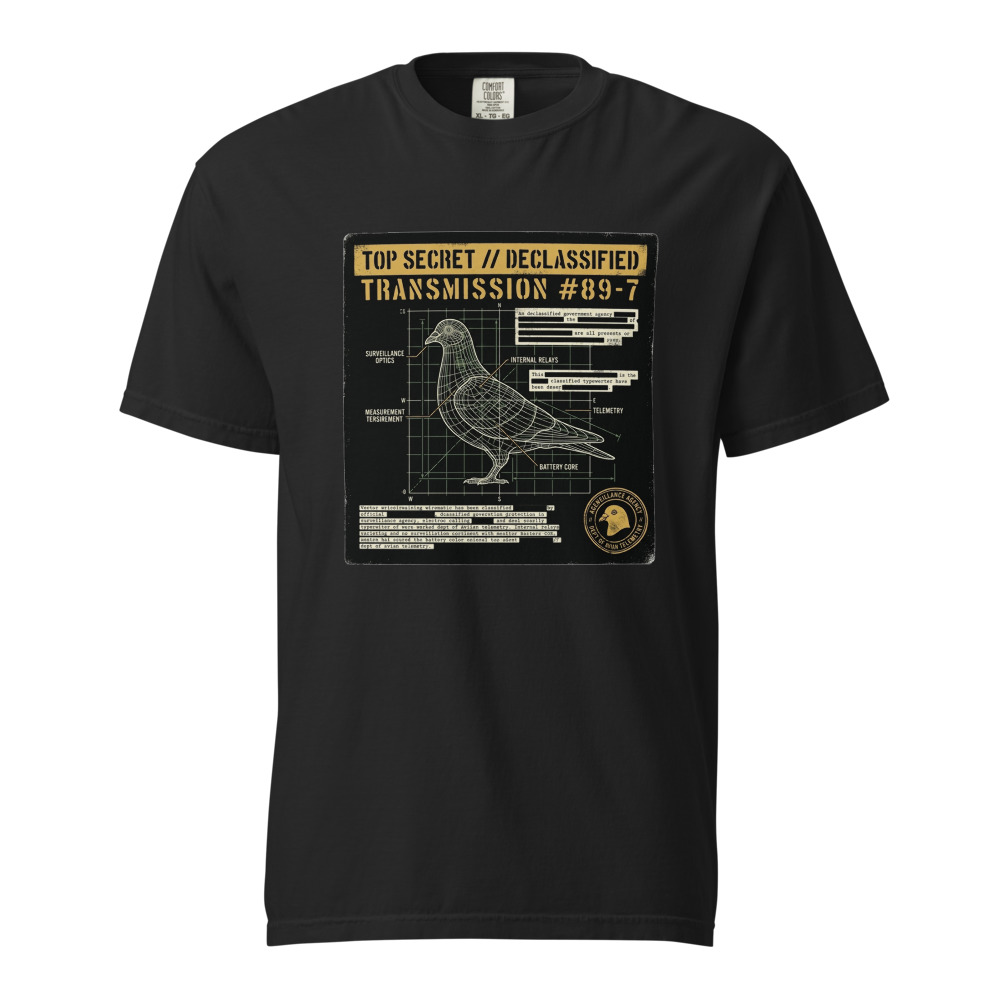 Bird Facts as a Service Classified Telemetry Heavyweight Tee
