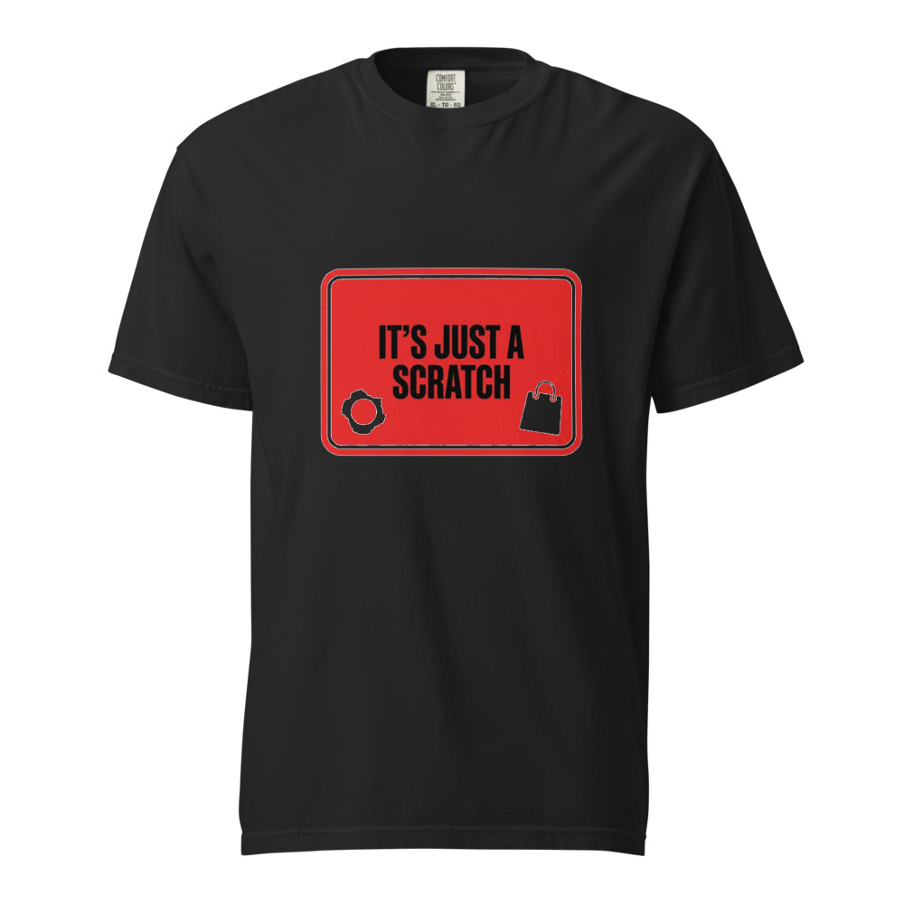 "It's Just a Scratch" Heavyweight Tee – Malibu Barbie Death Squad
