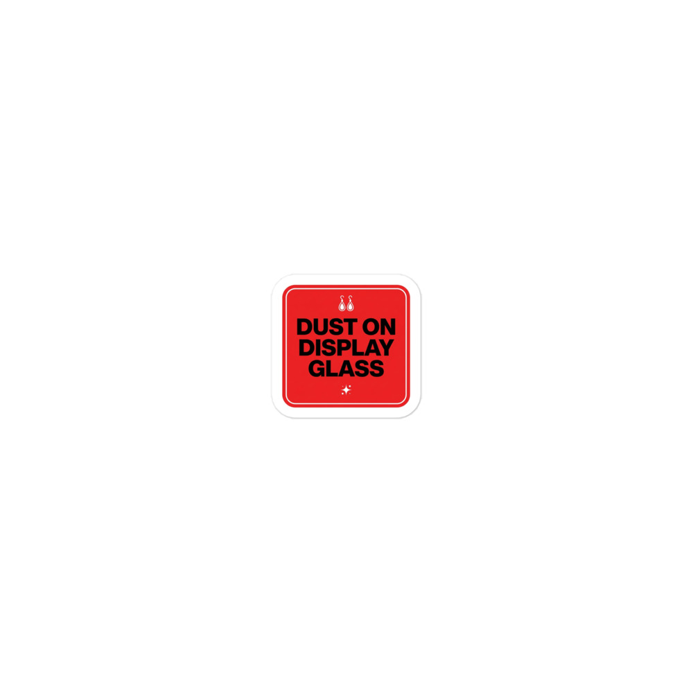 Malibu Barbie Death Squad — Dust on Display Glass Sticker