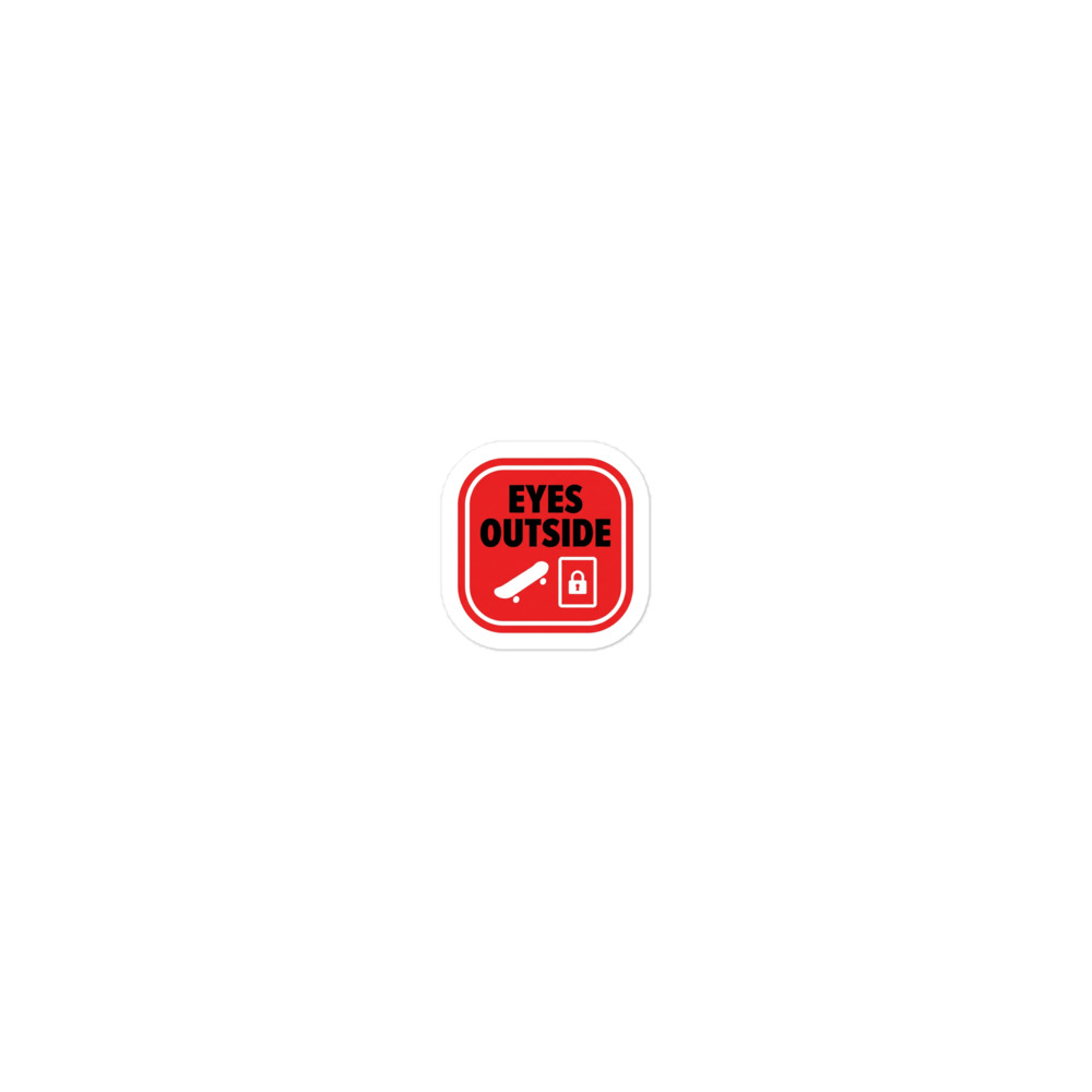 Eyes Outside Die-Cut Sticker — Malibu Barbie Death Squad