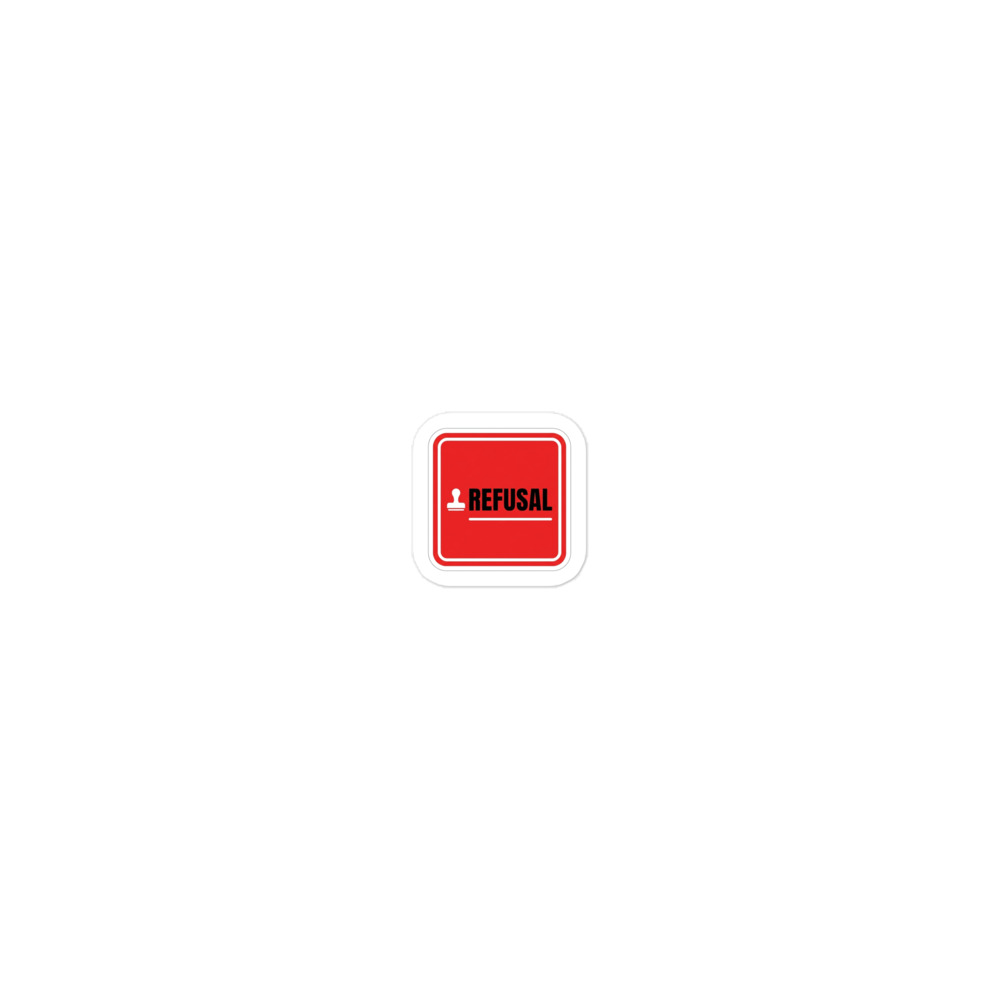 REFUSAL Die-Cut Sticker — Accessory Unit Two