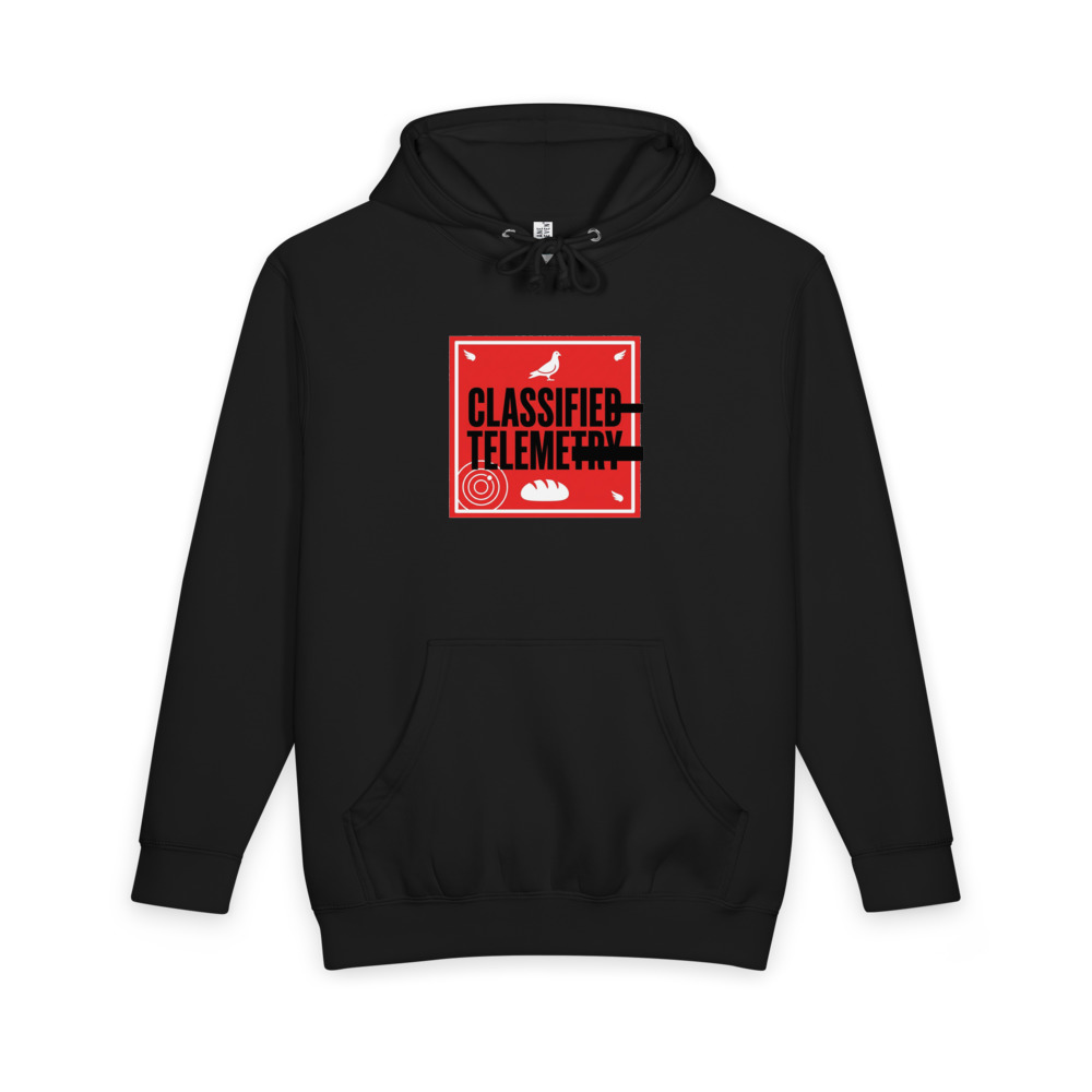 Bird Facts as a Service CLASSIFIED TELEMETRY Hoodie