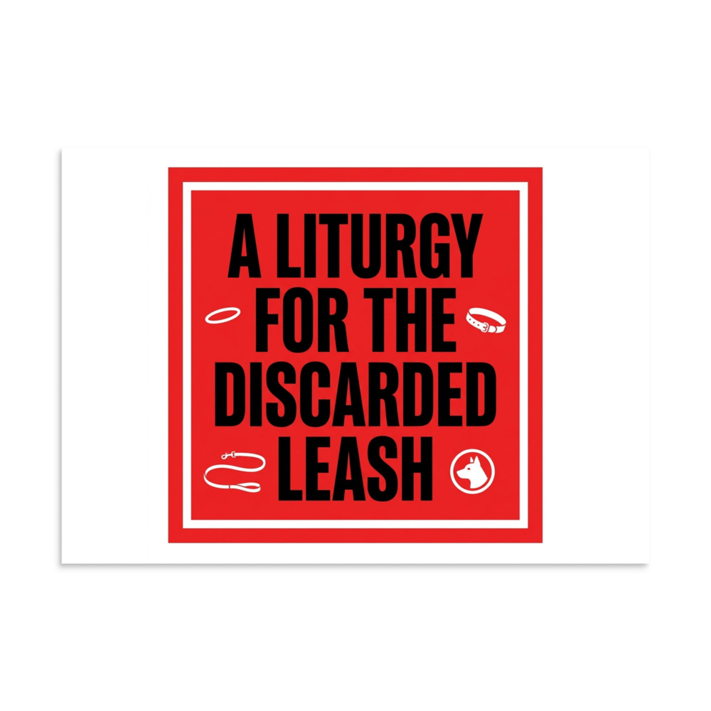Bite-of-God: A Liturgy for the Discarded Leash Poster